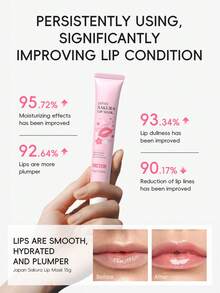 1片莱寇日本樱花保湿唇膜，15克润唇膏深层滋养唇油唇部护理SPA礼物送给女朋友 - 15g - 查看 2