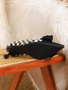 Modische, vielseitige Spitzschuh-Pumps mit niedrigem Schaft, stilvolle professionelle Damenschuhe, elegante Damenschuhe mit niedrigem Schaft - Schwarz und Weiss - Übersicht 7