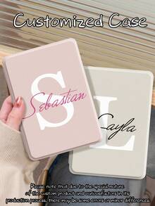 Customizable Kindle Case, Initial + Last Name Design, Compatible With Kobo Clara Colour, Kindle (11th Gen) 2022/Paperwhite 6, Kindle 10th Gen 2019, Kindle Accessories, Kindle Cover, Auto Sleep/Wake Function