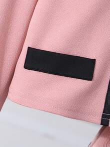 2 Stücke/Set Modisches, elegantes Jacken- und Farbblock-Rock-Set für Kleine Mädchen, Herbst/Winter