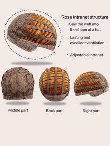 26英寸脏橙色长卷发假发，浪漫美丽的合成发假发和刘海假发，适合日常生活和派对。万圣节假发 - 橘色 - 查看 9