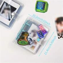 1pc Portable 3-Ring Binder, Detachable, Can Be Used As Card/Sticker/Stamp/Poster/Business Card Album, Includes 10 Pages, Essential For Idol Fans, Great Gift Choice - Multicolor - View 8