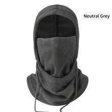 1pc Thick Thermal Lined Men's Scarf - Heavy Duty Windproof Warm Neck Gaiter, Breathable Polyester Knit Fabric, Suitable For Cycling, Outdoor Activities, Skiing, Motorcycle Riding - Versatile Design: Scarf/Neck Warmer/Balaclava 3-In-1 Multi-Functional, Suitable For Winter