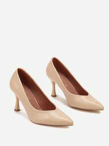 Vices Heels With Natural Leather Insole - Mocha Brown - View 5