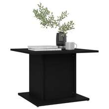 Coffee Table Black 55.5x55.5x40 Cm Engineered Wood - Black - View 4
