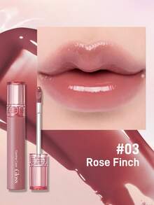 Rom&nd Luciu de buze Romand Glasting Color Gloss, hidratant, culoare transparentă, efect strălucitor, machiaj coreean