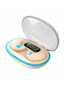 X55 迷你耳机无线耳机耳机降噪运动游戏睡眠蓝牙耳塞 HIFI 立体声音乐耳机无线蓝牙耳机防水防噪 LED 耳塞带麦克风无线耳机蓝牙耳机