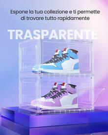 SONGMICS Shoe Boxes - Genomskinlig - Visa 2