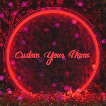 1 szt. DIY niestandardowy neonowy znak z nazwą do dekoracji ściennej, zasilany przez USB, grawerowane światło artystyczne 3D, prezent na przyjęcie świąteczne dla dzieci, dziewcząt, neonowe światła LED z grafiką 3D do firm, kawiarni, restauracji, hotelu