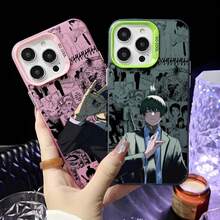 Custodia per iPhone, Custodia per telefono C-A-Aki Hayakawa per iPhone 16 15 14 13 12 11 Pro Max, colore nero opaco, multicolore, cover metallica laser aurora