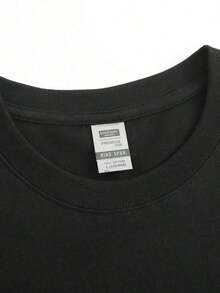 Retro Face Skull Print, Men's-Shirt, SUBLIM Band Style Theme Loose Short Sleeved Shirt - 黑色 - 查看 5