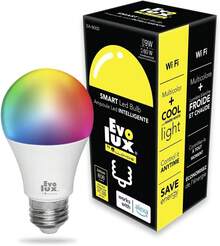 Evolux by Lloyd's Foco LED Inteligente, WiFi A19, Configuración Automática, Redes de 2.4 GHz, Dimmeable, Compatible con Alexa, Multicolor + Luz Blanca Fría y Cálida - 1 - Ver 13
