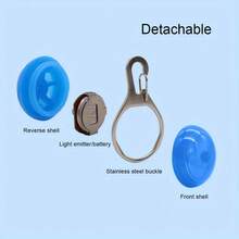 4-Color LED Dog Collar Pendant, Luminous Leash Accessory, Bright Necklace, Glow-In-The-Dark Collar For Pet Safety & Decoration At Night