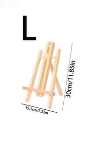 1 pieza Caballete de escritorio mini/mediano/grande, Caballete de pintura para niños de madera, Soporte de exhibición de marco de pintura digital al óleo, Soporte para tablero de pintura, Caballete triangular, Tablero de notas, También adecuado para soporte de teléfono/tableta