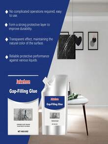 jakehoe 100g Sellador anti-grietas - Sellador impermeable anti-grietas, anti-congelación, resistente al calor, anti-moho, anti-corrosión y de color ajustable, adecuado para azulejos cerámicos, piscinas, estructuras de madera, terrazas de piedra, piscinas de hormigón y otras áreas agrietadas. Se puede usar como regalo de carnaval.