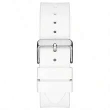 Guess Phoenix GW0203G6 Multifunktions-Herren-Quarzuhr mit gelbem Silikonarmband und schwarzem Tonneau-Zifferblatt, Lässig-Uhr für den täglichen Street-Style, sportlichen Stil, stilvolles Geschenk für Männer und Freund