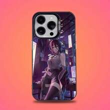 Funda de teléfono C-Chainsaw M-Man Reze compatible con  16,15,14,13,12,11,Mini,Pro,E,SE4,XS,MAX, cubierta negra mate tipo caramelo, compatible con funda de  17, funda de  17 Pro, funda de  17 Pro Max - z5 - Ver 7