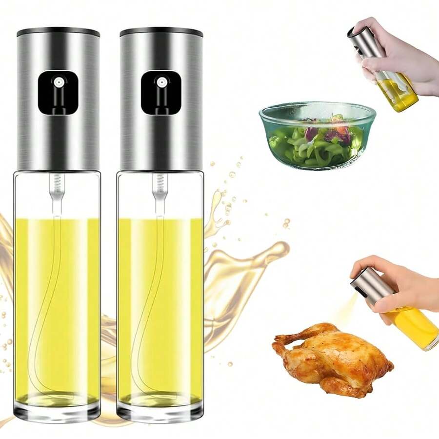 Oil Sprayer Olive Oil Vinegar Glass Sprayer - 2個單位 - 查看 1