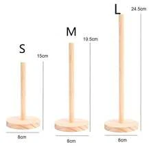 1 件现代竹制纸巾架 - 自粘式台面收纳架，带木架，节省空间的厨房和浴室储物架，专为厨房纸巾和普通纸巾设计，采用优质竹子制成，简约风格配件 - 彩色 - 查看 7