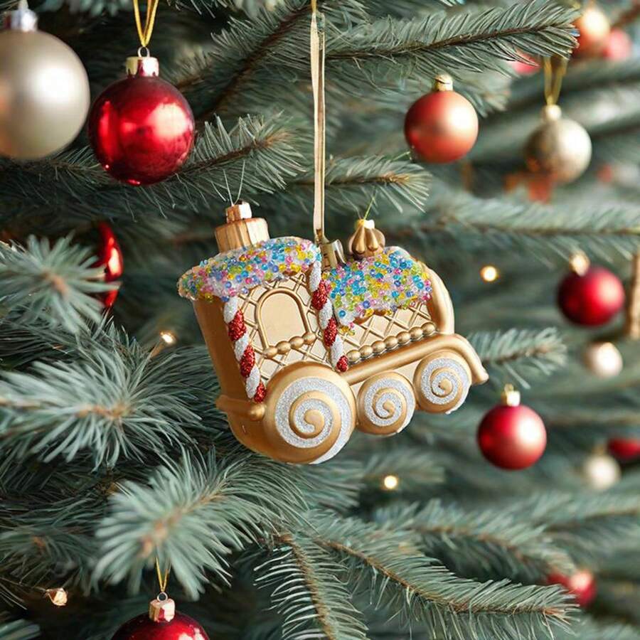 Christmas Hanging Decoration Creative Gingerbread/Fox Tree Ornaments For Home Office Party - Multicolor - View 1