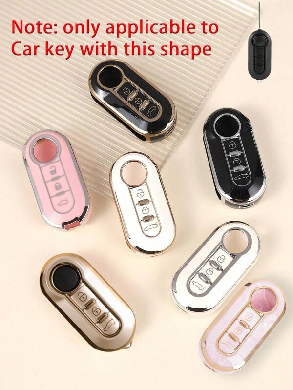 Custodia morbida in TPU per chiave Fiat, borsa per chiave adatta per chiave auto pieghevole Fiat a 3 pulsanti, copertura protettiva, materiale TPU, anti-graffio, anti-caduta + 0,1 mm ultra sottile, ultra silenzioso | Modello auto a 3 pulsanti con vestibilità precisa, anti-caduta, resistente all'usura, design portatile, protezione del segnale a 360°, rivestimento anti-impronta digitale, mantiene come nuovo [Controlla la pagina dei dettagli per i modelli compatibili]