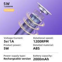 2000mAh Electric Foot Callus Remover, 12-Level Adjustable Pedicure Tool With LED Display, 2-In-1 Cordless Foot File And Nail Grinder With 60 Sandpaper Pieces