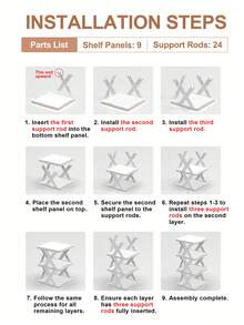 9/6 Tier Narrow Shoe Rack, New Upgraded Shoe Shelf Small Vertical Shoe Stand, Space Saving DIY Free Standing Shoes Storage Organizer For Entryway, Closet, Hallway, Easy Assembly And Stable In Structure, Black & White - Trắng nâng cấp - Xem 9