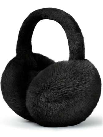 1pc/2pcs Set LCXSHYE Winter Earmuffs Faux Fur Warm Ear Covers Cute Foldable Outdoor Ear Muffs For Ladies And Girl