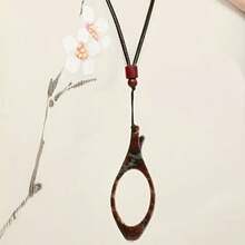 1 Portable Folding Magnifying Glass Pendant Necklace - Floral Theme, Lightweight, With 200° Lens, No Batteries Required, Odorless, Resin Frame, Suitable For Men And Women, Can Be Used As An Accessory For Presbyopia.Retro Glasses Jewelry With Cord, Portable And Quick To Use, Durable Plastic Accessories, Suitable For Parties, Holidays, Birthday Gifts, Party Accessories, Decorative Accessories, And Fashion Enthusiasts.