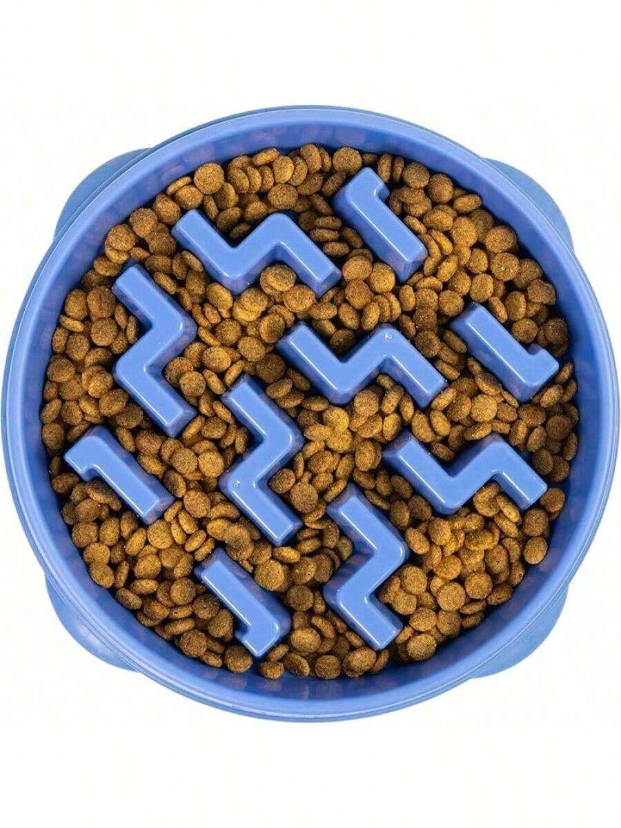 Outward Hound Fun Feeder Slo Bowl, Large Slow Feeder Dog Bowl, 4 Cups, Purple - 紫色 - 查看 1