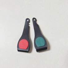 Topline Tackle 1pc Multi-Functional Stainless Steel Fishing Scissors, Fishing Line Cutter, Orange/ Color, With Retractable Clip