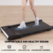 Walking Pad Treadmill, Under Desk Treadmill For Home Office, Small Portable Pink Walking Treadmill 250Lbs Capacity, 2 In 1 Small Space Desk Treadmill With APP, Remote Control - Xem 4