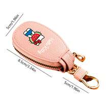 Sanrio Bolsa para llaves de coche mini con estampado de Hello Kitty para hombres y mujeres, bolsa de almacenamiento de llaves de General Motors, llavero creativo y de moda con decoración mínima, monedero mini, cartera, monedero