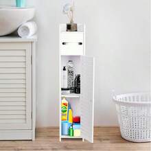 Tool-Free Assembly PVC Tissue Organizer – Small Modular Cabinet For Kitchen Sink, Countertop & Entryway Storage - Multicolor - View 7