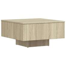 Coffee Table Sonoma Oak 60x60x31.5 Cm Engineered Wood - Brown - View 3