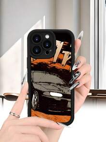 Selected SimplicityCar Art Phone Case-High end | Elegant | Yellow resistant and wear-resistant | Scratch resistant and drop resistant | Wholesale of phone cases - UV printing for  17/16/ - Negro - Ver 2