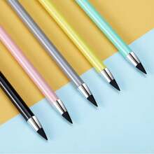 Eternal Pencil: Unsharpened, Endless Pencil, Black Technology With Rubber, Macaron Color, Durable, Creative Pencil, 3PCS Set