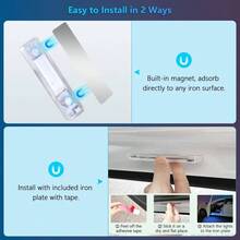 - Luces de puerta de coche recargables inalmbricas de colores para todos los coches colores de luces de puerta de coche, 2 piezas 4 piezas - colores de luces de puerta de coche - 4 luces para puerta de coche de 7 colores - Ver 6