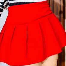 Women Skirts - Red - View 7