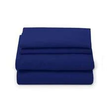 JUEGO DE SABANAS KING SIZE - Azul Marino - Ver 3