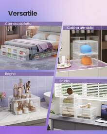 SONGMICS Shoe Boxes - Genomskinlig - Visa 5
