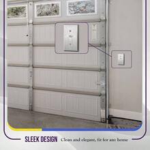 Toggle Light Switch Stainless Steel Wall Plate, Metal Plate Corrosive Resistant Cover Rotary Dimmers Lights, Size 1 - Gang 4.50x 2.76 7711, 430 Stainless Steel, Listed, Silver