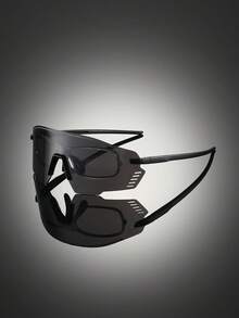 1 Pc Men's New Classic Style Glasses With Rimless Coated Lens Design Fashion Glasses Multi-Color Lenses Hollow Out Simple Style Decorative Glasses