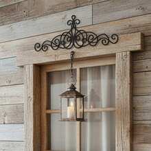 1 pieza Decoración de pared metálica para el hogar - Decoración de pared de hierro rústico, cartel de bienvenida de metal, arte colgante de puerta de granja vintage para decoración de entrada del hogar, hecho a mano, decoración de pared de metal en la esquina, colgante de puerta de metal, decoración de puerta del dormitorio