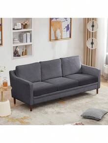 Waterproof Couch Cushion Covers, Stretch Sofa Seat Cushion Slipcovers Solid Washable Furniture Protector Suitable For Armchair Loveseat Sofa (Beige, 3 Pcs)