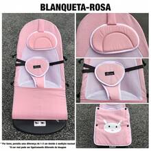 Baby Rocking Chair Adjustable Rocking Chair With Toy Baby Rocking Chair Helps Sleep - Blu - Visualizzare 3