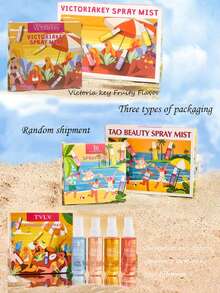 1pc/4pcs/5PCS Brazilian Collection Spray Mist With Gift Box, Limit Edition Aromatherapy Indoor, Outdoor Air Freshener Fragrance Multi-Layered Heightened State Of Bliss Spray With Long Lasting Natural Fresh Charming Essentials, Releasing Elegant Janeiro Vanilla Coconut Floral Fruity Citrus Wood Aquatic Ocean Sea Scent For Dating, Party, Gathering, Traveling, Holiday, Home, Hotel, Office, Ideal Gift For Family, Relatives And Friends