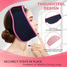 3pcs/SET Wisdom Teeth Ice Pack Head Wrap Jaw Face Ice Pack With 2 Gel Packs For TMJ And Wisdom Teeth, Ice Pack Head Wrap For Facial Oral Surgery Discomfort Relief, Comfortable For Chin, Head, Oral And Facial, Dental Implants, Wisdom Teeth