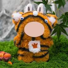 1 pieza Ropa navideña para Labubu, para vestir muñecas, para crear exhibiciones festivas de vacaciones, atuendo de invierno en miniatura, un accesorio para coleccionistas de muñecas, para el estilismo y la fotografía de muñecas DIY, Navidad