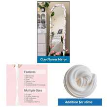 White Modeling Foam Clay Lite - 500 Grams, Squishy, Soft, Dry - Flower Mirror, Cosplay, Bake, Slime Supplies - 1.1 Lbs